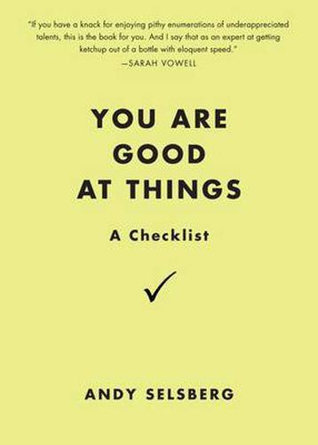 Cover image for You Are Good At Things: A Checklist