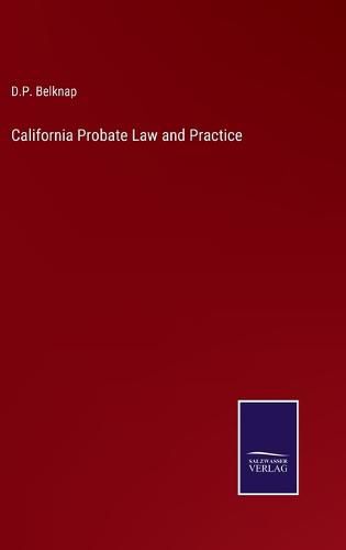 Cover image for California Probate Law and Practice