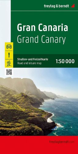 Gran Canaria, road and leisure map 1:50,000, freytag & berndt