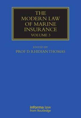 Cover image for The Modern Law of Marine Insurance: Volume 3