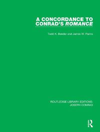 Cover image for A Concordance to Conrad's Romance