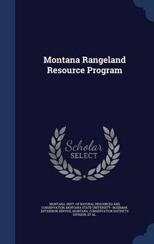 Cover image for Montana Rangeland Resource Program