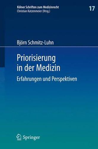 Cover image for Priorisierung in der Medizin: Erfahrungen und Perspektiven