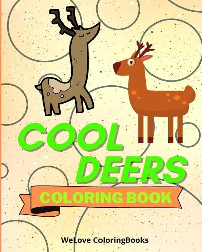 Cover image for Cool Deers Coloring Book