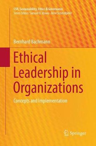 Cover image for Ethical Leadership in Organizations: Concepts and Implementation