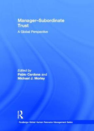 Cover image for Manager-Subordinate Trust: A Global Perspective