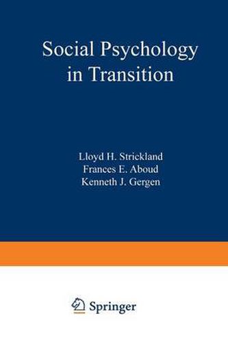 Cover image for Social Psychology in Transition