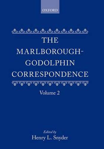 Cover image for The Marlborough-Godolphin Correspondence, Volume II