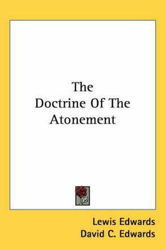 Cover image for The Doctrine of the Atonement