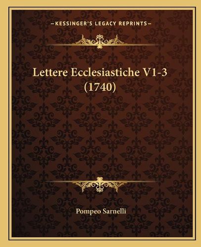 Lettere Ecclesiastiche V1-3 (1740)