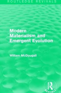 Cover image for Modern Materialism and Emergent Evolution