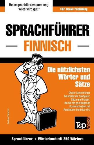 Cover image for Sprachfuhrer Deutsch-Finnisch und Mini-Woerterbuch mit 250 Woertern