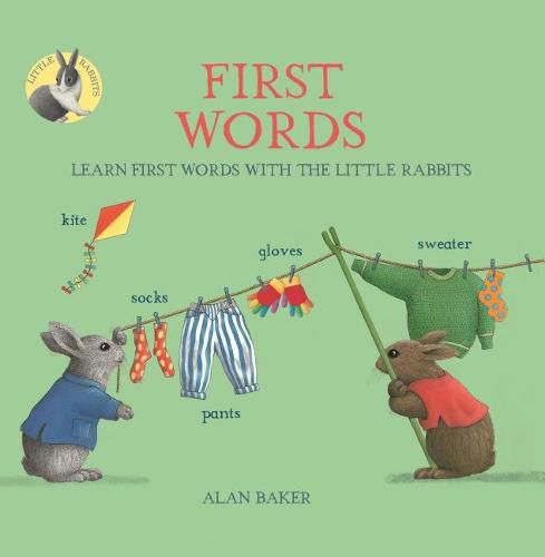 Cover image for Little Rabbits' First Words: Learn First Words with the Little Rabbits