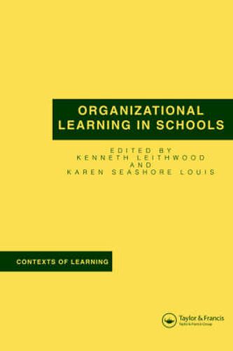 Cover image for Organizational Learning in Schools