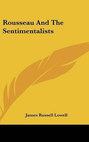 Cover image for Rousseau and the Sentimentalists