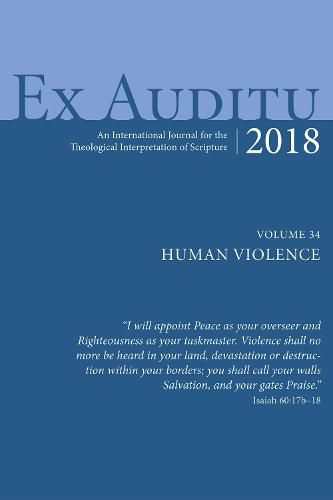 Cover image for Ex Auditu - Volume 34: An International Journal for the Theological Interpretation of Scripture
