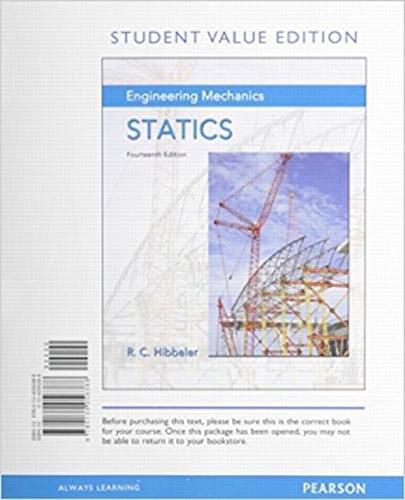 Cover image for Engineering Mechanics: Statics, Student Value Edition