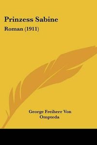 Cover image for Prinzess Sabine: Roman (1911)