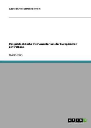 Cover image for Das geldpolitische Instrumentarium der Europaischen Zentralbank