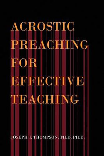 Acrostic Preaching for Effective Teaching