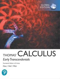 Cover image for Thomas' Calculus: Early Transcendentals in SI Units