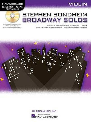 Cover image for Stephen Sondheim - Broadway Solos: Instrumental Play-Along