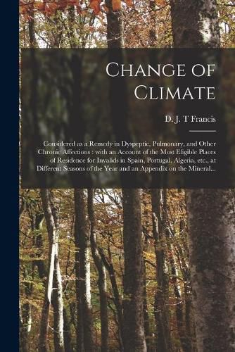 Cover image for Change of Climate