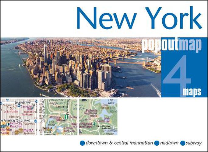 Cover image for New York PopOut Map - pocket size, pop up map of new york city