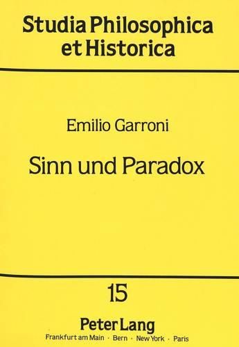 Sinn Und Paradox: Die Aesthetik, Keine Fachphilosophie