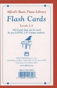 Cover image for Alfred's Basic Piano Library Flash Cards 2-3