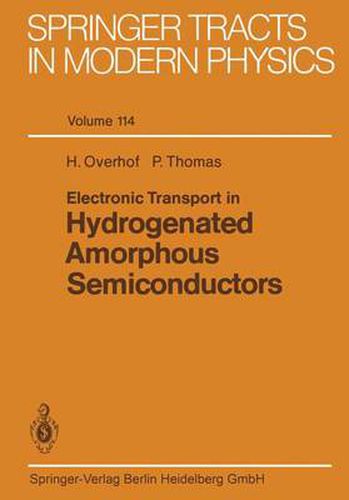 Cover image for Electronic Transport in Hydrogenated Amorphous Semiconductors