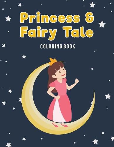 Cover image for Princess & Fairy Tale Jumbo Coloring Book