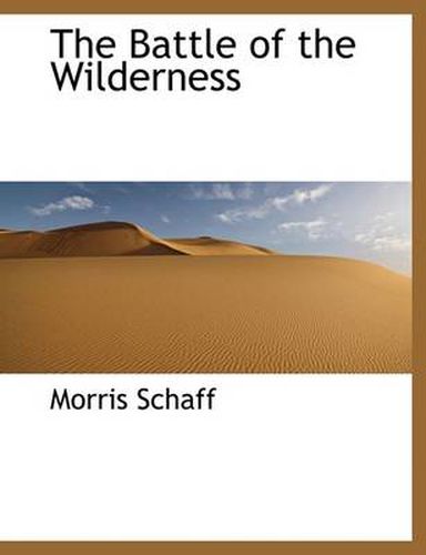 Cover image for The Battle of the Wilderness