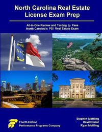 Cover image for North Carolina Real Estate License Exam Prep