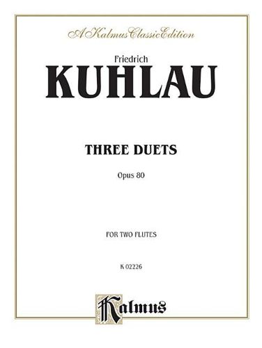 Cover image for Three Duets, Op. 80