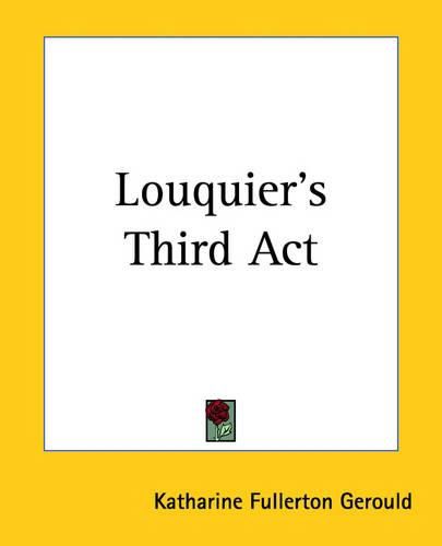 Cover image for Louquier's Third Act