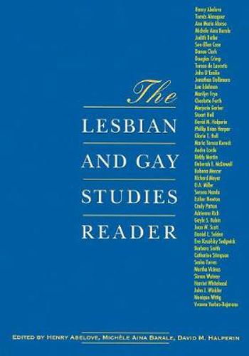 Cover image for The Lesbian and Gay Studies Reader