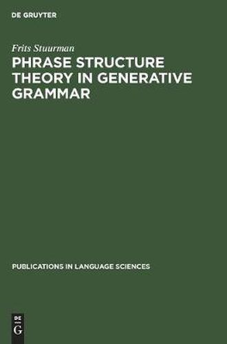 Cover image for Phrase structure theory in generative grammar