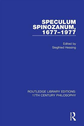 Cover image for Speculum Spinozanum, 1677-1977