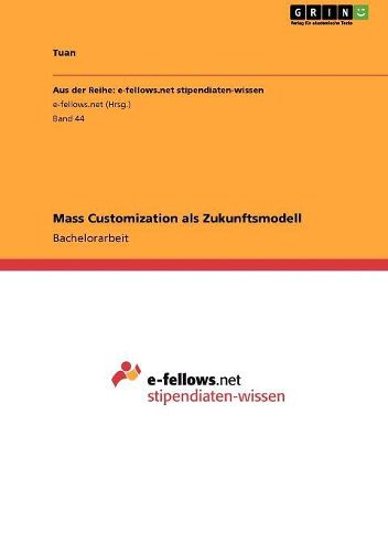 Cover image for Mass Customization ALS Zukunftsmodell