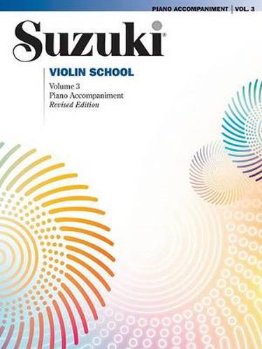 Cover image for Suzuki Violin School 3 - Piano Acc. (Revised)