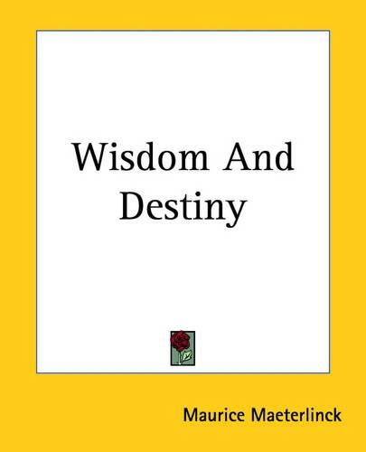 Cover image for Wisdom And Destiny