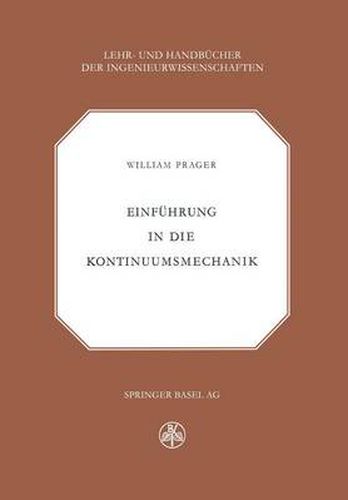 Cover image for Einfuhrung in die Kontinuumsmechanik