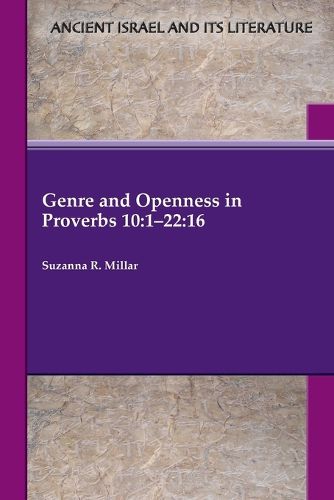 Cover image for Genre and Openness in Proverbs 10: 1-22:16