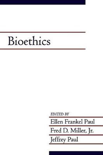 Cover image for Bioethics: Volume 19, Part 2