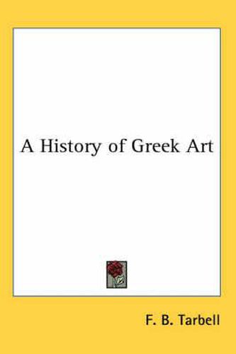 Cover image for A History of Greek Art