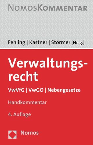 Cover image for Verwaltungsrecht: Vwvfg U Vwgo U Nebengesetze