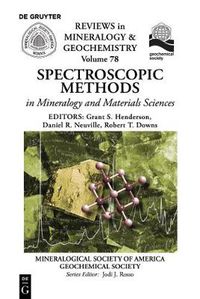 Cover image for Spectroscopic Methods in Mineralogy and Material Sciences