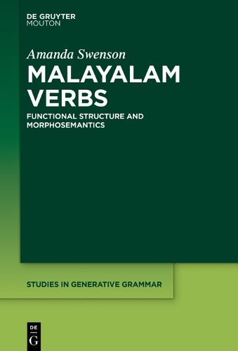 Cover image for Malayalam Verbs: Functional Structure and Morphosemantics