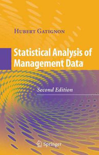 Cover image for Statistical Analysis of Management Data